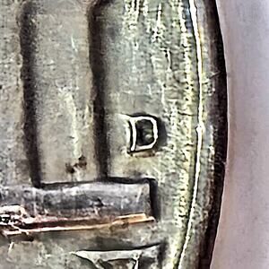 1964 D Repunched Mint Mark Jefferson Nickle